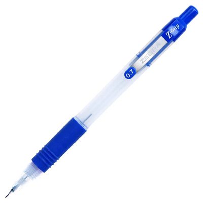 LAPICERO Z-GRIP CUERPO TRANSPARENTE ZEBRA