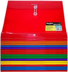 SOBRE D/PLASTICO T/CARTA HORIZ. C/HILO MOD.115A4H MC. BARRILLITO