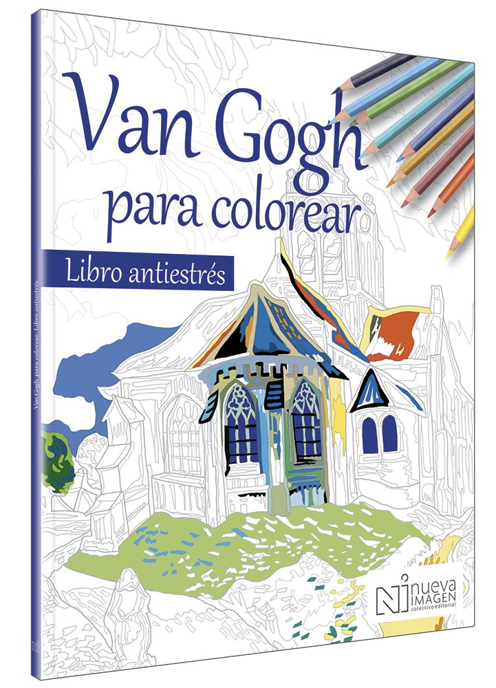 VAN GOGH PARA COLOREAR