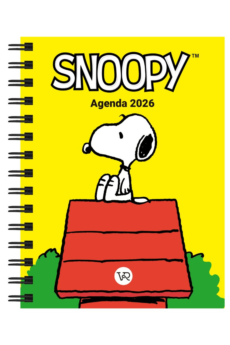AGENDA SNOOPY 2026. AMARILLA