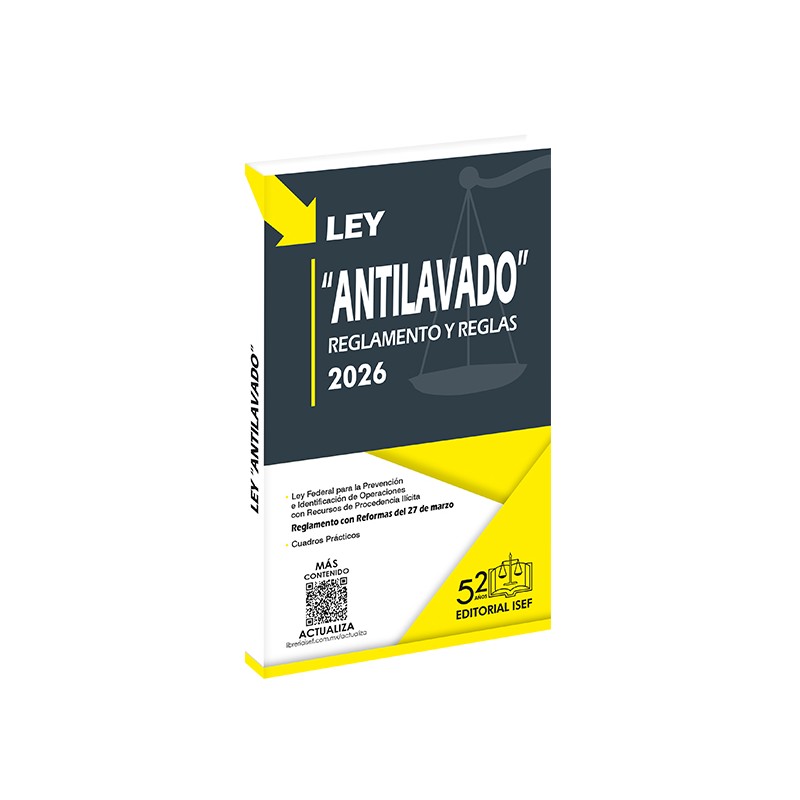 LEY \"ANTILAVADO\" REGLAMENTO Y REGLAS 2026. BOLSILLO