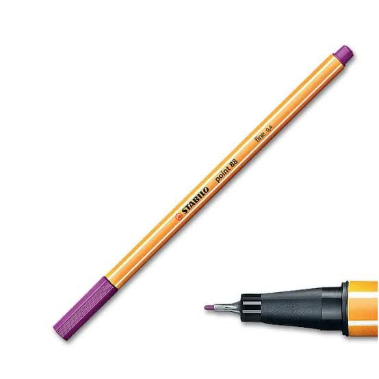 PLUMIN ROTULADOR STABILO POIN 88 P/FINO COLOR MORADO