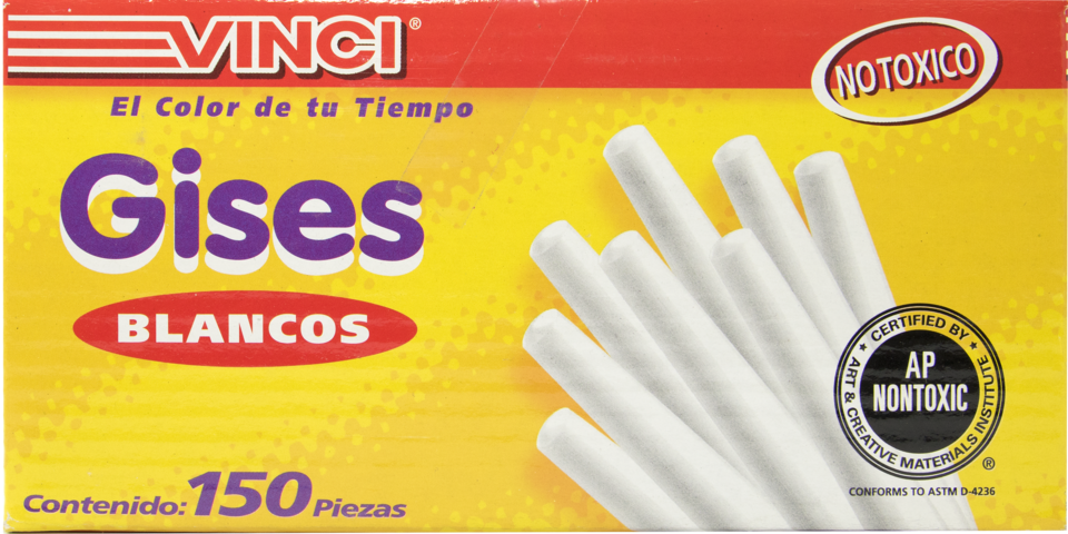 CAJA CON  150 GISES BLANCOS MC. VINCI